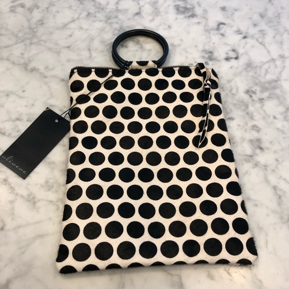 Oliveve Ring Polka Dot bag NWT - Picture 1 of 8